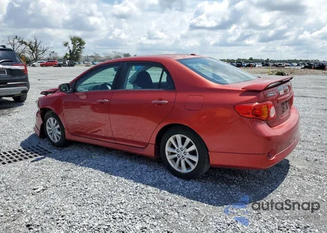 2010 Toyota Corolla Base from USA, damaged, VIN 2T1BU4EE2AC437854